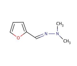 2-Furaldehyde dimethylhydrazone (CAS 14064-21-2) - chemical structure image