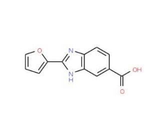 2-Furan-2-yl-1H-benzoimidazole-5-carboxylic acid - chemical structure image