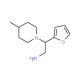 2-Furan-2-yl-2-(4-methyl-piperidin-1-yl)-ethylamine - chemical structure image