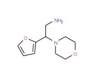 2-Furan-2-yl-2-morpholin-4-yl-ethylamine - chemical structure image