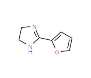 2-Furan-2-yl-4,5-dihydro-1H-imidazole (CAS 40029-93-4) - chemical structure image