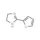 2-Furan-2-yl-4,5-dihydro-1H-imidazole (CAS 40029-93-4) - chemical structure image
