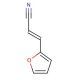 2-Furanacrylonitrile, mixture of cis and trans (CAS 7187-01-1) - chemical structure image