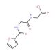 {[(2-furoylamino)acetyl]amino}acetic acid - chemical structure image