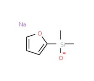 2-Furyldimethylsilanol sodium salt (CAS 879904-88-8) - chemical structure image