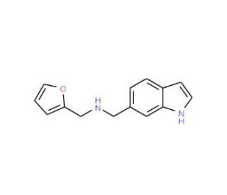 (2-furylmethyl)(1H-indol-6-ylmethyl)amine - chemical structure image