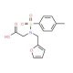 {(2-furylmethyl)[(4-methylphenyl)sulfonyl]amino}acetic acid - chemical structure image