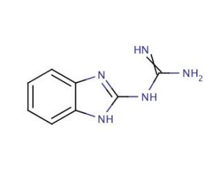 2-Guanidinobenzimidazole (CAS 5418-95-1) - chemical structure image