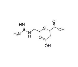 2-Guanidinoethylmercaptosuccinic Acid (CAS 77482-44-1) - chemical structure image