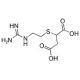 2-Guanidinoethylmercaptosuccinic Acid (CAS 77482-44-1) - chemical structure image