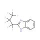 2-(Heptafluoro-n-propyl)benzimidazole (CAS 559-37-5) - chemical structure image