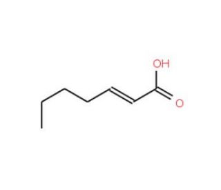 2-Heptenoic Acid (CAS 18999-28-5) - chemical structure image
