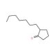 2-heptylcyclopentan-1-one (CAS 137-03-1) - chemical structure image