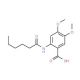 2-(hexanoylamino)-4,5-dimethoxybenzoic acid - chemical structure image