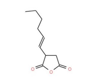 2-Hexenylsuccinic anhydride (CAS 39587-79-6) - chemical structure image
