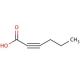 2-Hexynoic acid (CAS 764-33-0) - chemical structure image