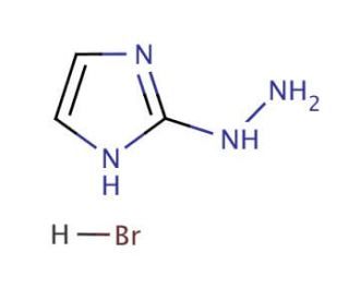2-Hydrazino-2-imidazoline hydrobromide (CAS 55959-84-7) - chemical structure image