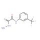 2-Hydrazino-2-oxo-N-[3-(trifluoromethyl)phenyl]-acetamide - chemical structure image
