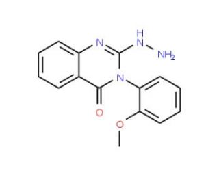 2-Hydrazino-3-(2-methoxyphenyl)quinazolin-4(3H)-one - chemical structure image