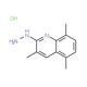 2-Hydrazino-3,5,8-trimethylquinoline hydrochloride (CAS 1170581-57-3) - chemical structure image