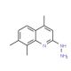 2-hydrazino-4,7,8-trimethylquinoline - chemical structure image