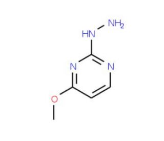 2-Hydrazino-4-methoxypyrimidine (CAS 89181-80-6) - chemical structure image