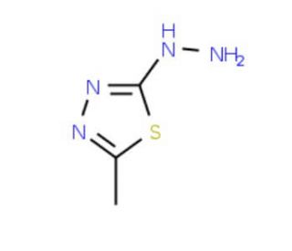 2-Hydrazino-5-methyl-1,3,4-thiadiazole (CAS 98025-62-8) - chemical structure image