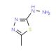 2-Hydrazino-5-methyl-1,3,4-thiadiazole (CAS 98025-62-8) - chemical structure image