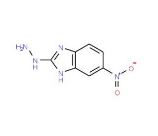 2-Hydrazino-5-nitro-1H-1,3-benzimidazole (CAS 91467-48-0) - chemical structure image