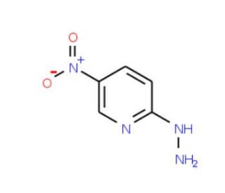 2-Hydrazino-5-nitropyridine (CAS 6343-98-2) - chemical structure image