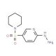2-hydrazino-5-(piperidin-1-ylsulfonyl)pyridine - chemical structure image
