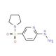 2-hydrazino-5-(pyrrolidin-1-ylsulfonyl)pyridine - chemical structure image