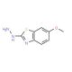 2-Hydrazino-6-methoxy-1,3-benzothiazole (CAS 20174-70-3) - chemical structure image