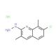 2-Hydrazino-7-chloro-3,8-dimethylquinoline hydrochloride (CAS 1171443-32-5) - chemical structure image