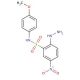 2-Hydrazino-N-(4-methoxy-phenyl)-5-nitro-benzenesulfonamide - chemical structure image
