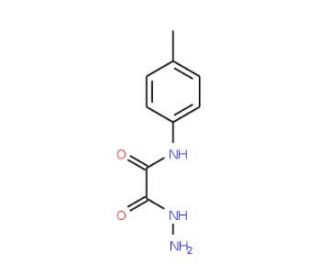 2-hydrazino-N-(4-methylphenyl)-2-oxoacetamide (CAS 50785-58-5) - chemical structure image
