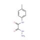 2-hydrazino-N-(4-methylphenyl)-2-oxoacetamide (CAS 50785-58-5) - chemical structure image