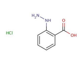 2-Hydrazinobenzoic acid hydrochloride (CAS 52356-01-1) - chemical structure image
