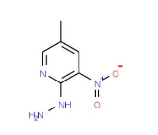2-Hydrazinyl-5-methyl-3-nitropyridine (CAS 21901-25-7) - chemical structure image