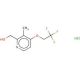 2-hydromethyl-3-methyl-4-(2,2,2-thifluoroethoxy) pyridine Hydrochloride - chemical structure image