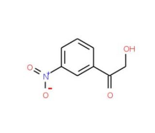2-Hydroxy-1-(3-nitrophenyl)-1-ethanone (CAS 72802-41-6) - chemical structure image