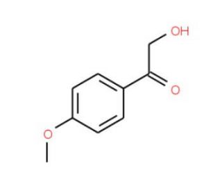 2-Hydroxy-1-(4-methoxyphenyl)-1-ethanone (CAS 4136-21-4) - chemical structure image