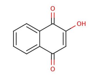 2-Hydroxy-1,4-naphthoquinone (CAS 83-72-7) - chemical structure image
