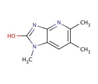 2-Hydroxy-1,5,6-trimethylimidazo [4,5-B] Pyridine (CAS 887406-59-9) - chemical structure image