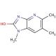 2-Hydroxy-1,5,6-trimethylimidazo [4,5-B] Pyridine (CAS 887406-59-9) - chemical structure image