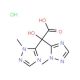 2-hydroxy-2,2-bis(1-methyl-1H-1,2,4-triazol-5-yl)acetic acid hydrochloride - chemical structure image