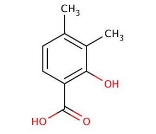 2-hydroxy-3,4-dimethylbenzoic acid (CAS 58138-74-2) - chemical structure image