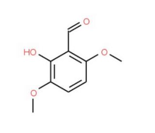 2-Hydroxy-3,6-dimethoxy-benzaldehyde - chemical structure image