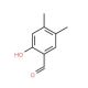 2-Hydroxy-4,5-dimethyl-benzaldehyde (CAS 1666-03-1) - chemical structure image