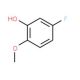 2-Hydroxy-4-fluoroanisole (CAS 72955-97-6) - chemical structure image